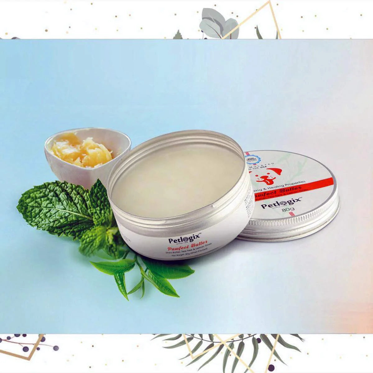 Petlogix Vegan & Cruelty Free Paw Butter Cream For Dogs - 80gm