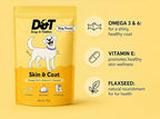 Dogs & Tiddles Skin & Coat Dog Treats for All Breeds Dog 70g