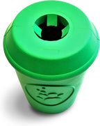 Sodapup Coffee Cup Treat Dispenser Dog Toy Green