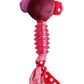 GiGwi Suppa Puppa Monkey Squeak Toy for Puppies & Small Dogs XS