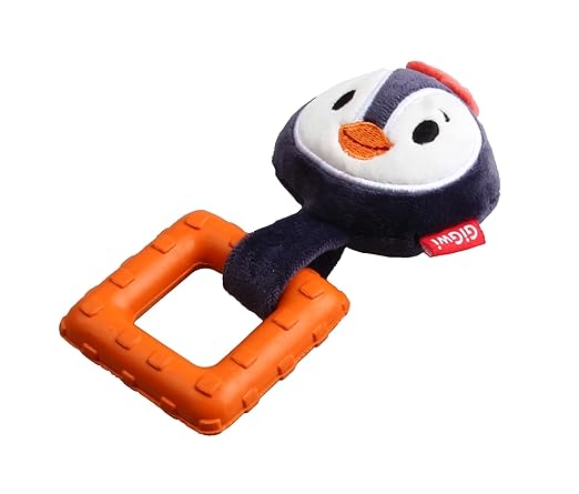 Gigwi Suppa Puppa Pengiun With Squeaker Inside Dog Toy - XSmall