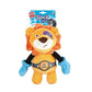 Gigwi Rock Zoo King Boxer Lion Squeaker Dog Toy M/L