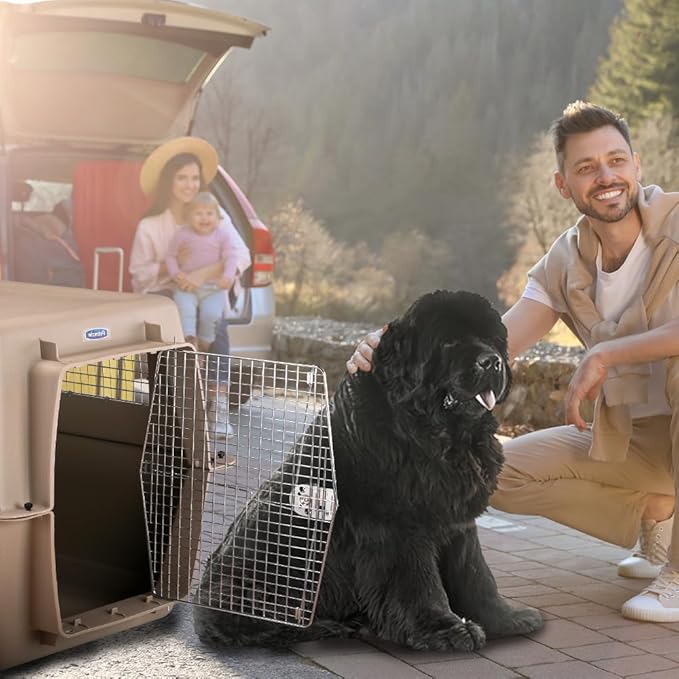 Petmate Ultra Vari Kennel Traditional 48" Interior Dimensions I 44" L x 29" W x 32.5" H (IATA Approved)
