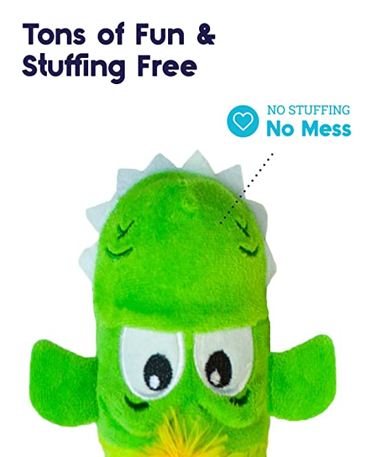 Petstages Stuffing Free Big Squeak Gator 25cm