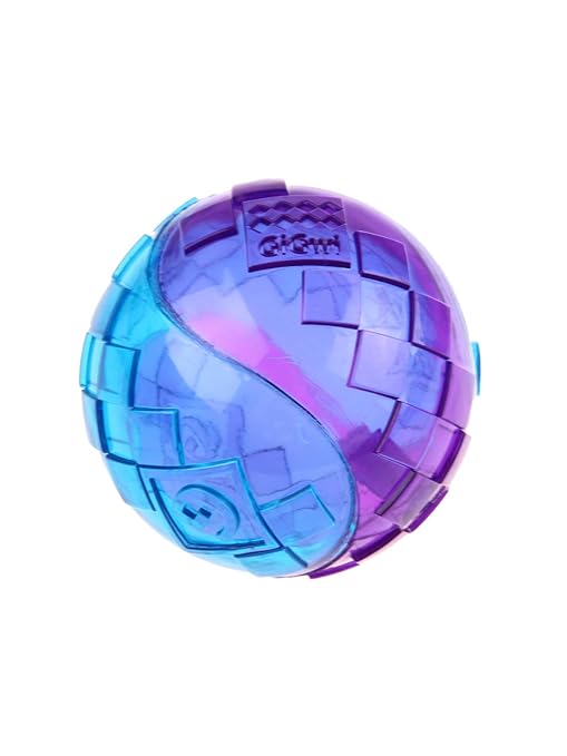 Gigwi Ball Squeaker Dog Toy Blue Large