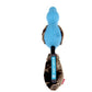 Gigwi Duck Push To Mute with Plush Tail Dog Toy Blue