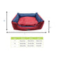 Pawfect in Premium Outdoor Lounger Water Resistant Bed For Your Furry Friend ( Rust Red)