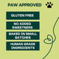 Paws For Greens Dog Treats Plant-Based Healthy Vegan Biscuits for Dogs with Peanut Butter and Apple 100gm