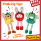 Gigwi Plush Friendz Pineapple Squeaker Dog Toy Medium