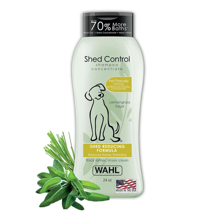 Wahl Shed Control Lemongrass Sage Reducing Formula Shampoo  for Dogs