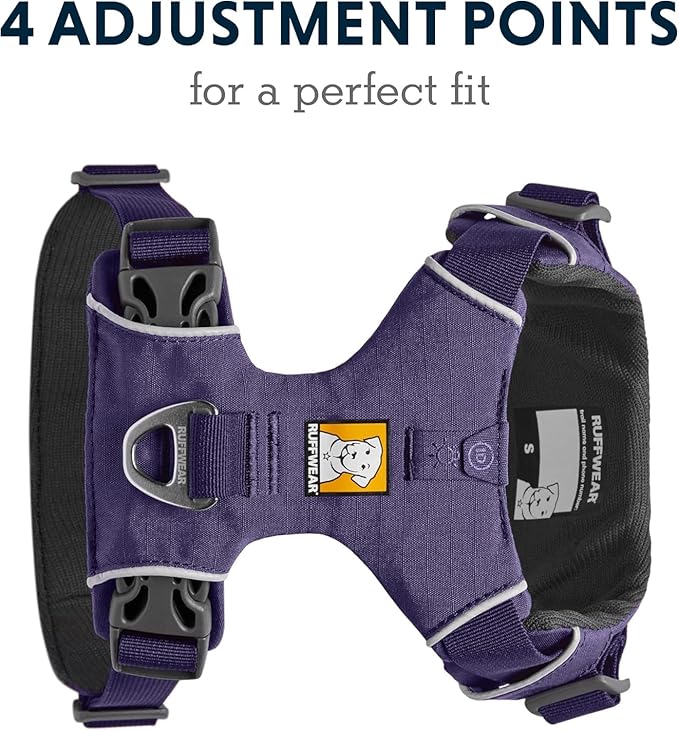 Ruffwear Front Range Dog Padded Harness - Purple Sage