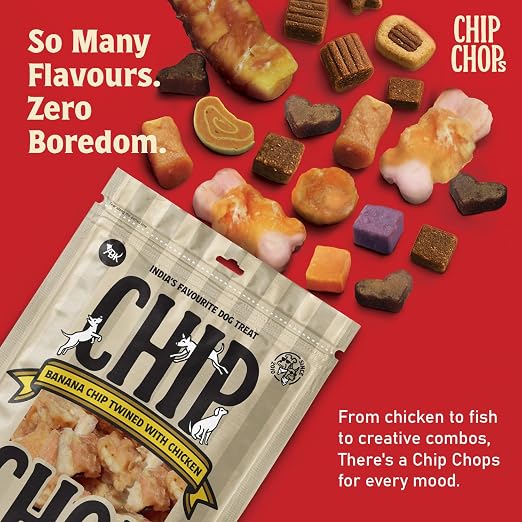 Chip Chops Banana Chip Twinned with Chicken Treats 70gm