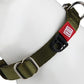 Gigwi Premium Line Reflective Strap with Sturdy Metal Buckle Dog Collar Adjustable Neck Size 33-40cm Green (Medium)