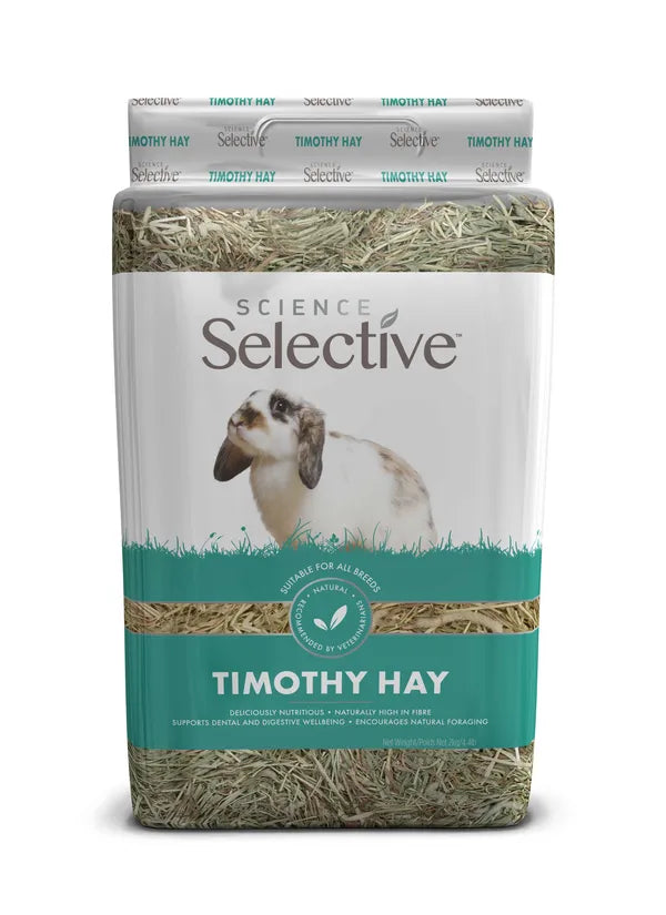 Science Selective Timothy Hay for Rabbits and Guinea Pigs 2kg