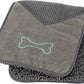 Trixie Microfibre Towel with Mitt Pockets Grey 78x32cm