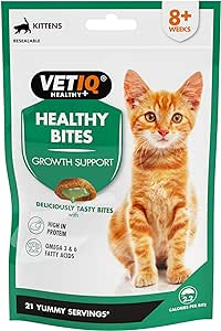 VETIQ Healthy Bites Growth Support For Kittens From 8 Weeks Of Age 65gm (Pack of 2)