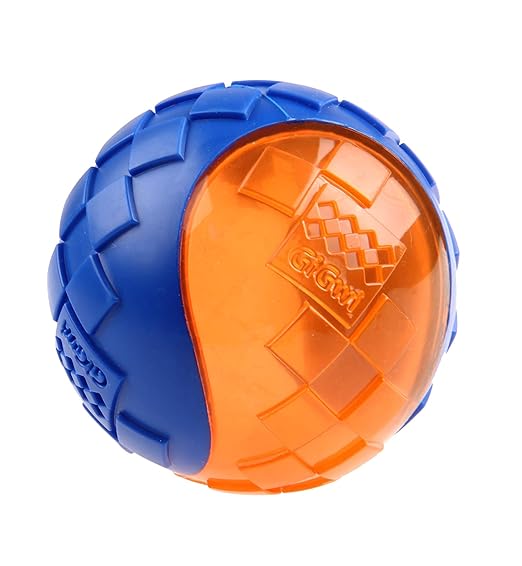 Gigwi Ball Squeaker Dog Toy Orange