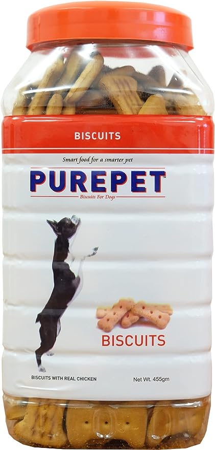 PUREPET Dog Biscuit Treats Real Chicken Flavour- All Life Stages