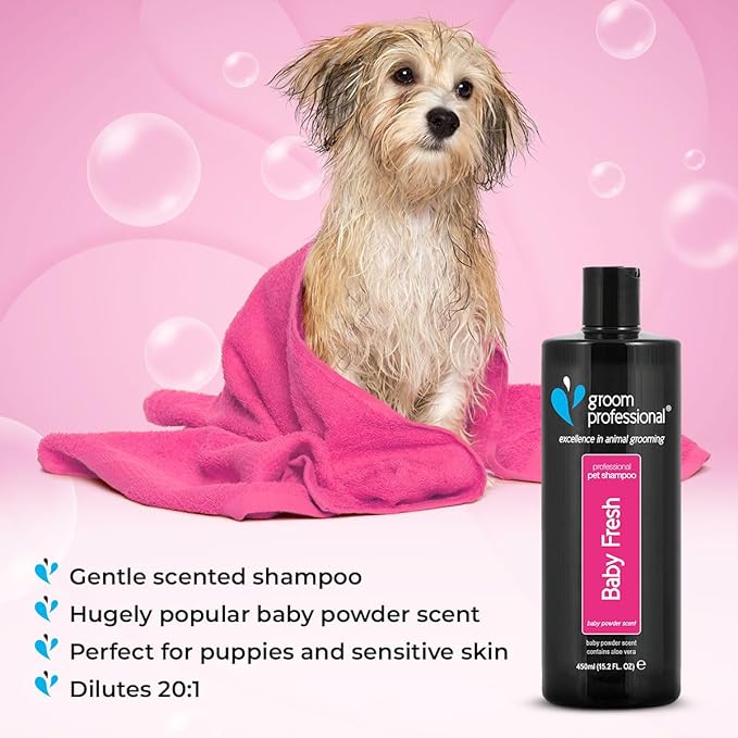 Groom Professional Baby Fresh Dog Shampoo 450ml