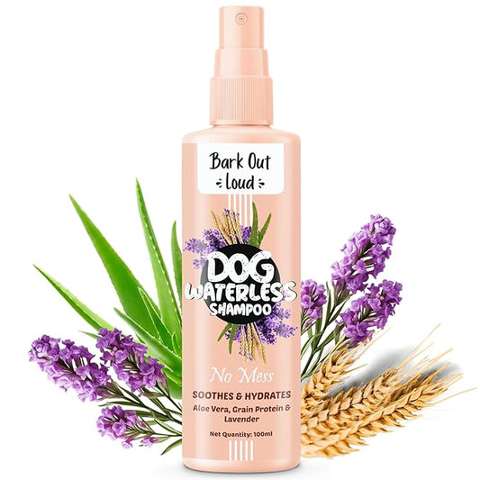 Vivaldis Bark out Loud Waterless Dog Dry Shampoo 100ml