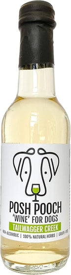 Woof & Brew Vegan Posh Pooch Non-Alcoholic White Wine For Dog 250ml (Delivery only in Delhi NCR, extra shipping charges may apply)