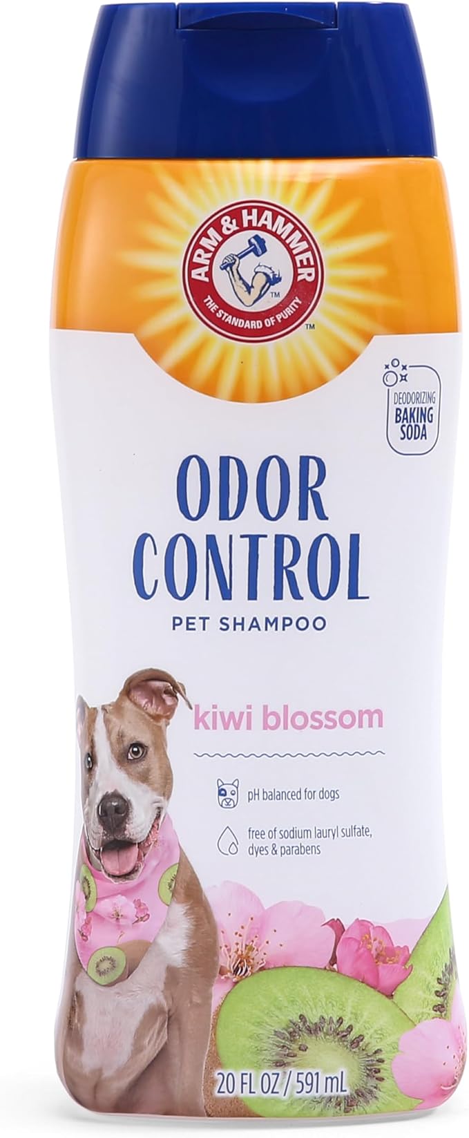 Arm & Hammer Odor Control Kiwi Blossom Pet Shampoo For Dogs 591ml