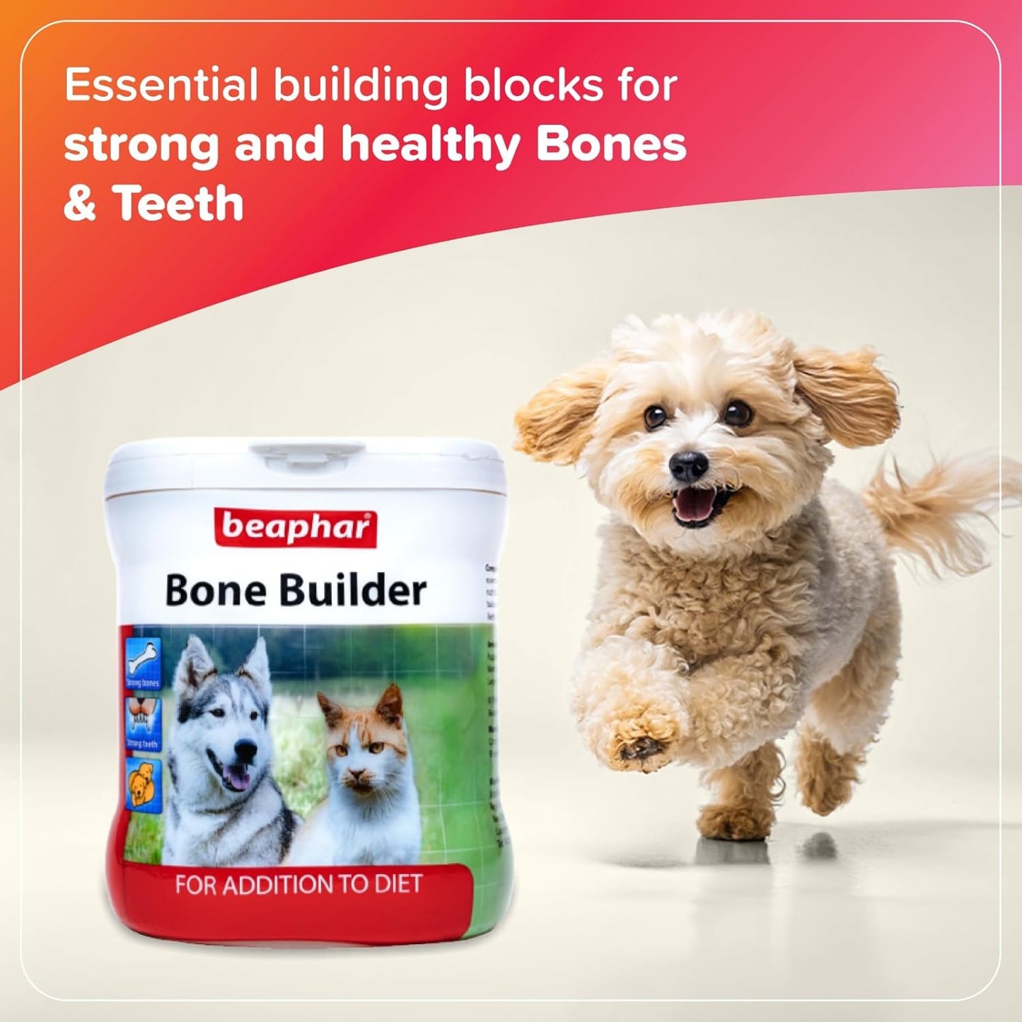 Beaphar Bone Builder For Dogs & Cats 400g
