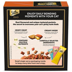 Sheba Duo Adult Crunchy Cat Treats Contain Variants Tuna & Chicken, Salmon & Tuna, Chicken & Salmon 15 x 9 = 135g