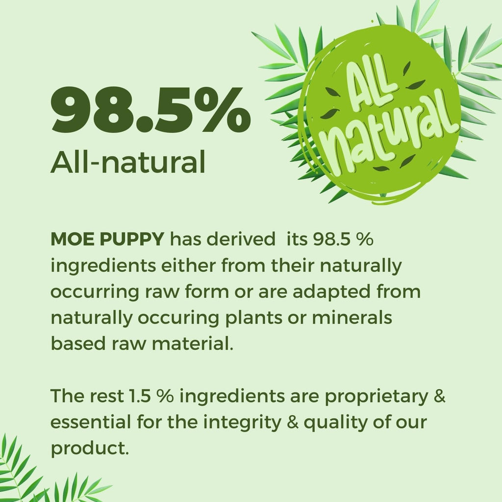 Moe Puppy Shampoo+Conditioner Cruelty Free and Plant Based Formula Shampoo For Dogs & Cats 300ml