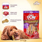 Pow Meaty Middle Duo Filled Bone Made With Real Juicy Chicken & Duck Treat For Dog - 128gm