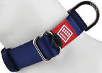 Gigwi Premium Line Reflective Strap with Sturdy Metal Buckle Dog Collar Adjustable Neck Size 48-70cm Blue (X-L)