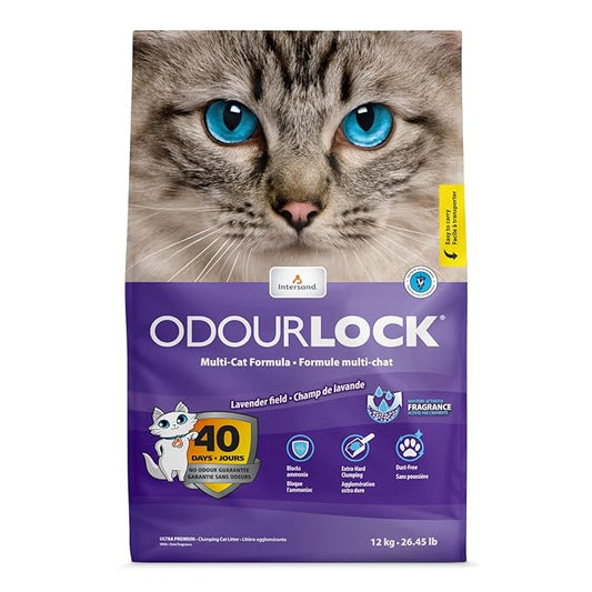 Intersand Odourlock Lavender Field Cat Litter 12 Kg