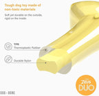 Zeus Duo Bone Chew Toy Coconut Flavour - Yellow