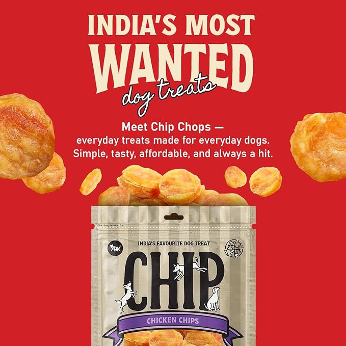 Chip Chops Chicken Chips Coins Dog Treats 70gm