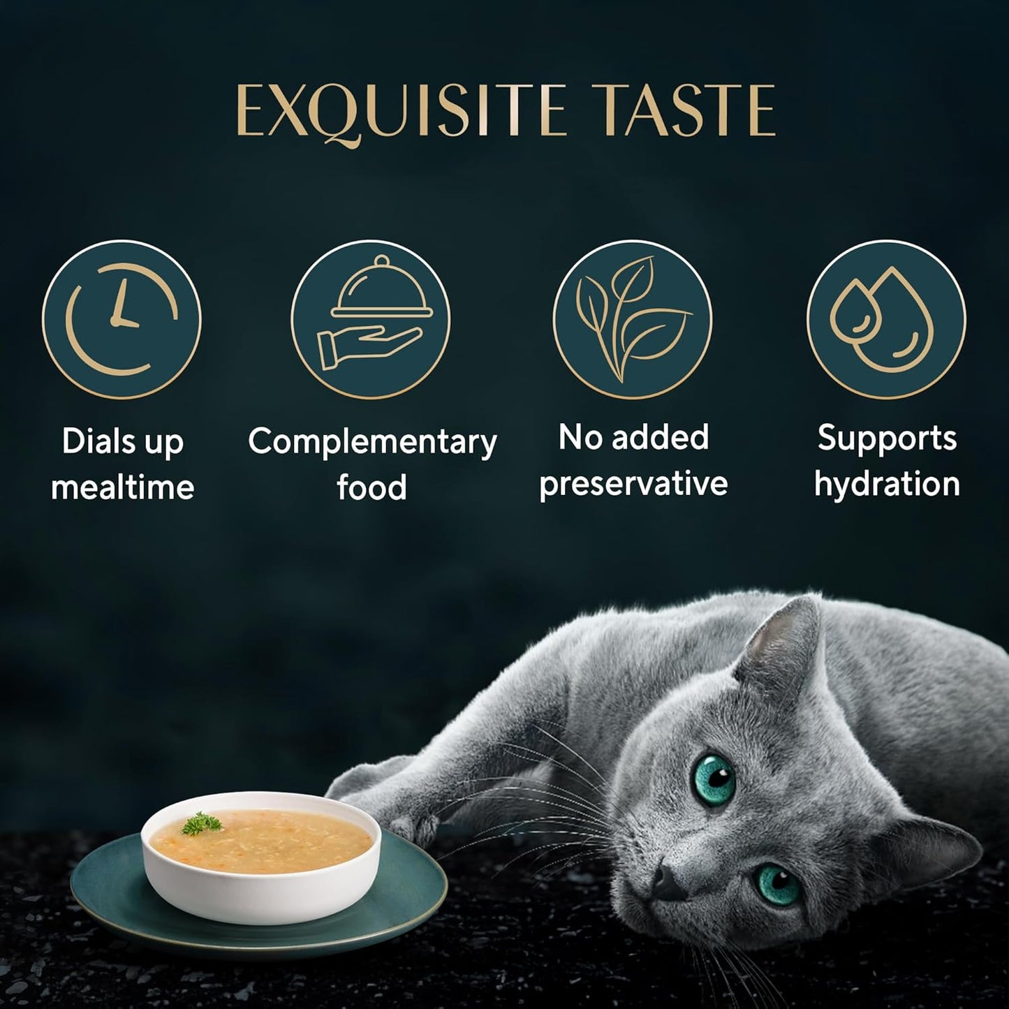 Sheba Soup With Chicken Wet Food For Cat 40gm x 4pcs