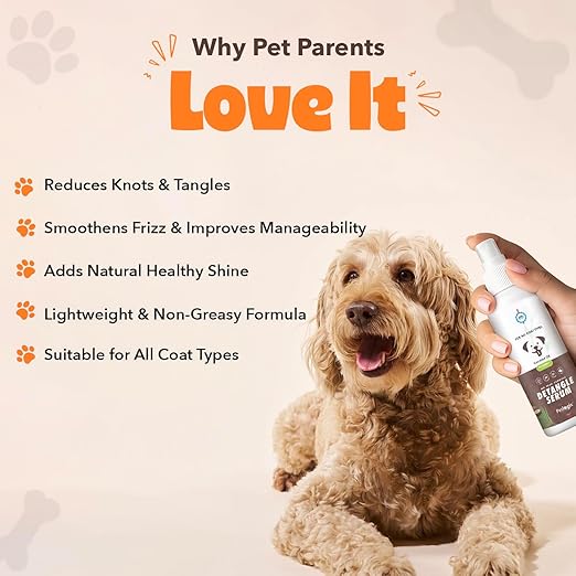 Petlogix Vegan & Cruelty Free Detangle Spray For All Coat Types Dogs 100ml