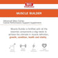 Bio Pet Active Muscle Builder Bulky Powder Protein For Dog Supplementary Food Helps in Muscle Building 120g