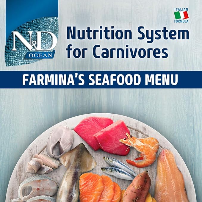 Farmina N&D Herring & Orange Grain Free Ocean Dry Cat Food 1.5kg