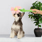 FOFOS Pink Flower Dog Rope Toy 39cm x 17cm x 4cm