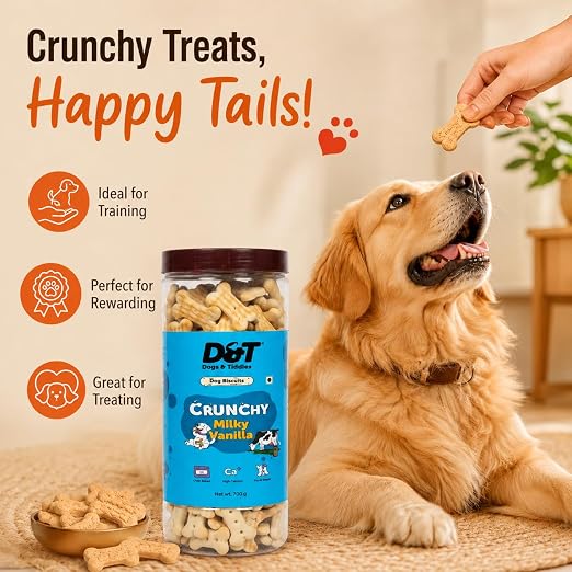 Dogs & Tiddles Milky Vanilla Dog Biscuits 700g