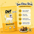 Dogs & Tiddles Skin & Coat Dog Treats for All Breeds Dog 70g