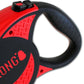 Kong Retractable Ultimate Dog Leash l Grey l X-Large l Holds Up To 70kg