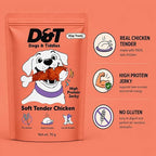 Dogs & Tiddles Soft Tender Chicken Gluten Free Dog Treats 70g