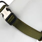 Gigwi Premium Line Reflective Strap with Sturdy Metal Buckle Dog Collar Adjustable Neck Size 33-40cm Green (Medium)