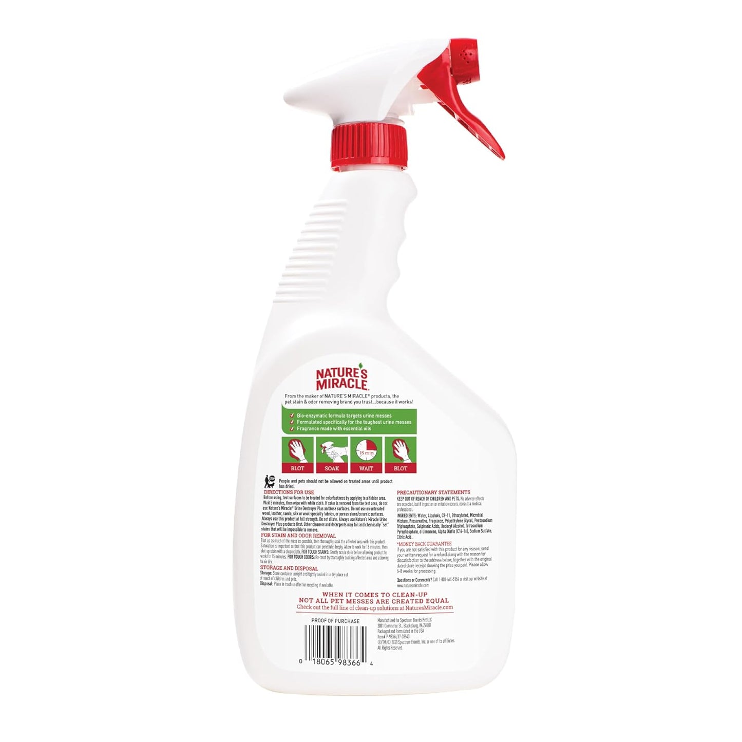 Nature's Miracle Urine Destroyer Plus for Dogs 946ml