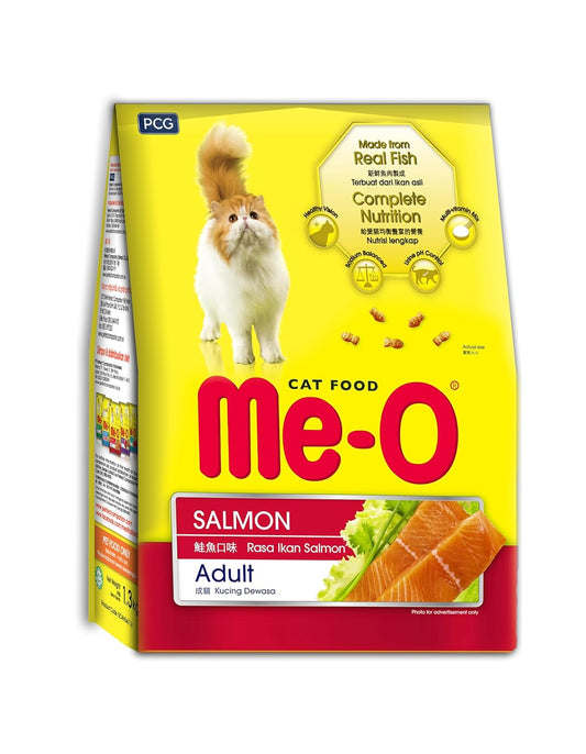 Me-O Dry Adult Cat Food Salmon Flavor 1.1Kg