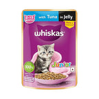 Whiskas Kitten Junior (2-12 Months) Tuna in Jelly Wet Food 80g