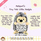 Petsport Tiny Tots Little Hedgie Toy For Dogs 11.94cm
