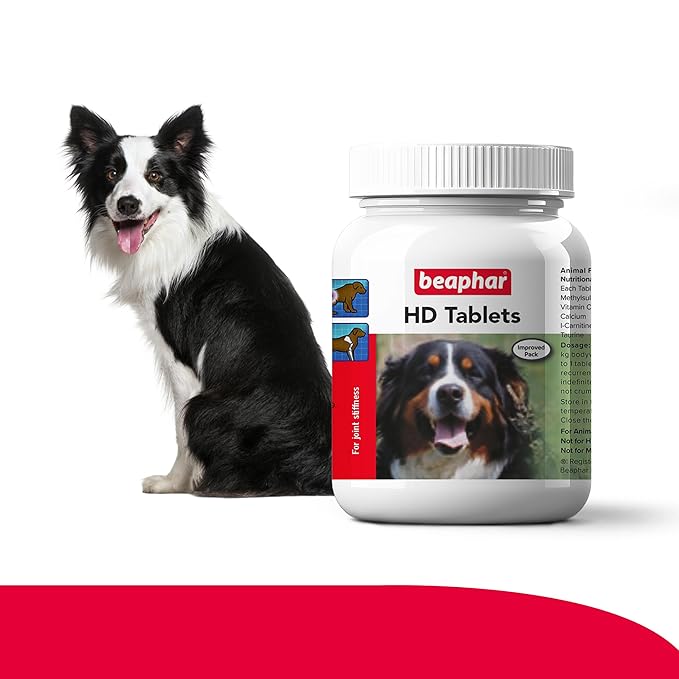 Beaphar HD Hip Dysplasia & Joint Problems Supplement Tablets for Dogs 60 Tablets