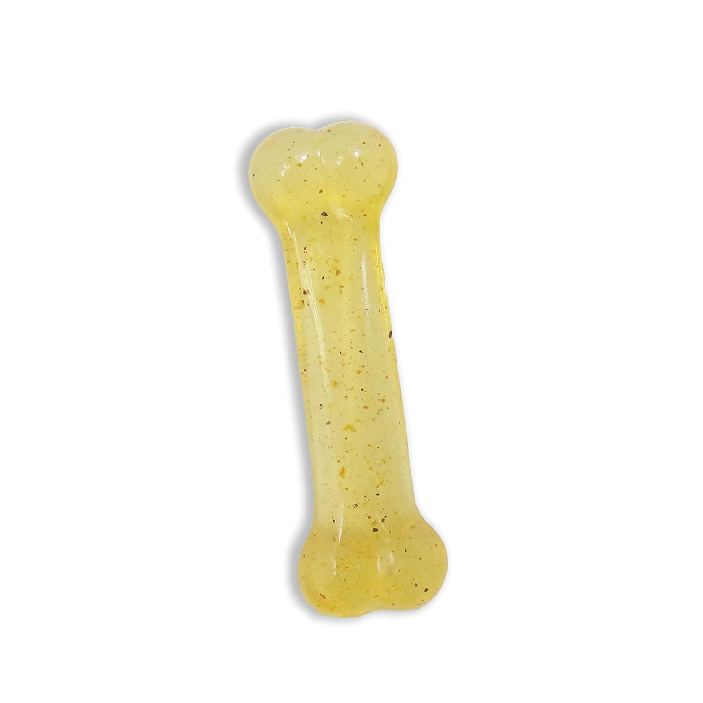 Nylabone Flexi Chew Bone Chicken Flavor Chew Toy Up to 16kg Dogs 13.97cm x 4.44cm x 2.54cm